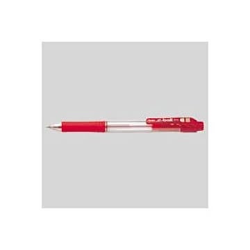 （まとめ） ぺんてる ドット・イー（.e）ボール 細字（0.7mm） BK127-B 赤 1本入 【×30セット】