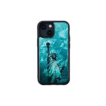ikins 天然貝ケース for iPhone 13 mini 自由の女神 I21028i13MN