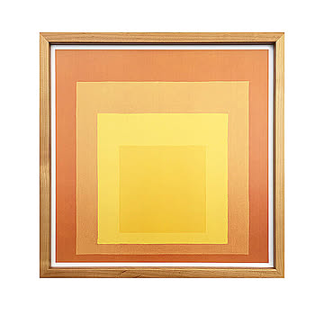 Josef Albers（ヨゼフ アルバース） Homage To The Square アートポスター（フレーム付き） m11957