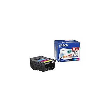 EPSON 純正インクカートリッジ（4色セット・大容量） IC4CL76
