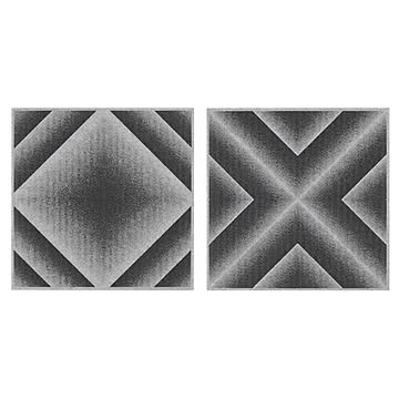 サンコー バリアフリータイルマット おくだけ吸着 36枚組 30×30cm グレー