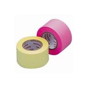 （まとめ）ヤマト メモックロール替テープ蛍光 WR-25H-6A【×10セット】