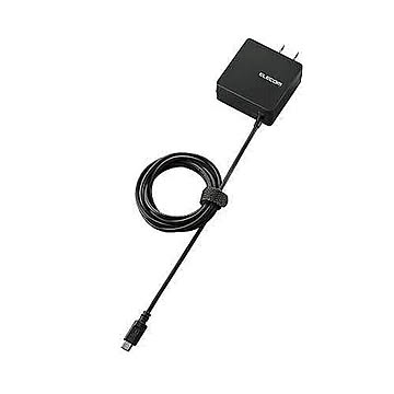 エレコム スマートフォン・タブレット用充電器(ケーブル一体タイプ) MPA-ACMBC154BK 管理No. 4953103495685