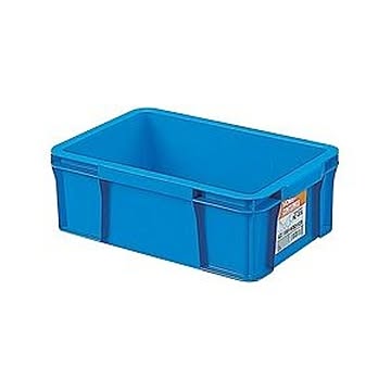【セット】 ホームコンテナー/コンテナボックス ブルー 材質：PP 〔汎用 道具箱 DIY用品 工具箱〕【代引不可】