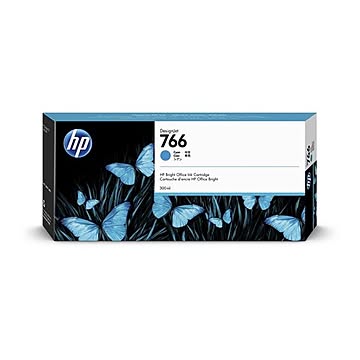 HP 766 インクカートリッジ シアン 300ml P2V89A