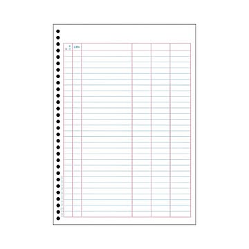 (まとめ) オービック 単票バインダー元帳 A4タテ 4124 1箱（1000枚） 【×5セット】
