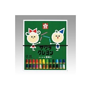 （まとめ） サクラクレパス クレヨン LY24R【×3セット】