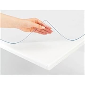 (業務用10セット) プラス あんしんデスクマット 【590mm×990mm】 斜めカット加工 DM-106A