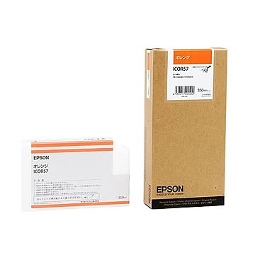 （まとめ） エプソン EPSON PX-P／K3インクカートリッジ オレンジ 350ml ICOR57 1個 【×3セット】
