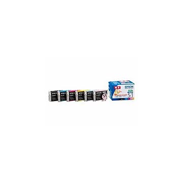 EPSON 純正インクカートリッジ 6色セット（小容量タイプ） IC6CL51