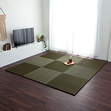 イケヒコ・コーポレーション 美畳 70×70cm 9P グリーン 8636040
