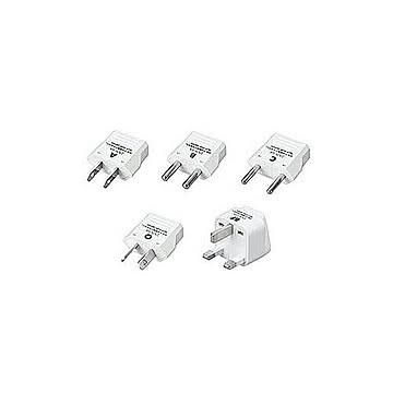 【25個セット】(5個X5セット)YAZAWA 海外用電源プラグ KPS5X5 管理No. 4589453007539