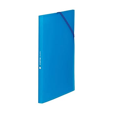 まとめ キングジム クリアーファイルホルダーイン A4タテ 12ポケット 青 6171-3Tアオ 1冊  ×30セット
