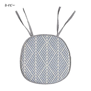 座布団 インド綿 馬蹄クッション クラック 43x41cm 萩原