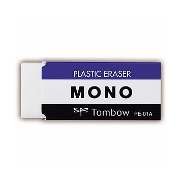 （まとめ） トンボ鉛筆 MONO消しゴム 小 PE-01A 1個 【×100セット】