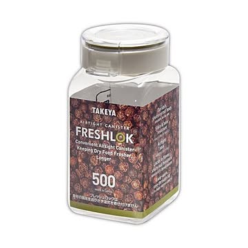 （まとめ）タケヤ化学工業 TAKEYAフレッシュロック 角型 500ml 1個【×10セット】