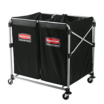 Ｘカート ダブルタイプ 150Lx2 RM1881781BK 幅953x奥行612x高さ864mm ラバーメイド