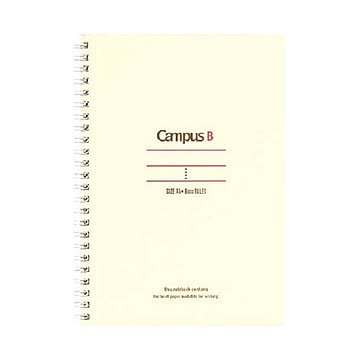 （まとめ）コクヨ キャンパスツインリングノート（ミニサイズ）A5 B罫 50枚 赤 ス-T130B-R 1セット（10冊）【×2セット】