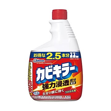 (まとめ) ジョンソン カビキラー 特大サイズ つけかえ用 1000g 1本 【×10セット】