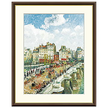 額絵 ポン・ヌフ カミーユ・ピサロ 42x34cm 三幸