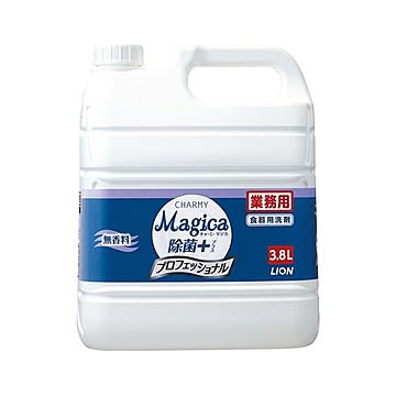 （まとめ）ライオン CHARMY Magica除菌プラス プロフェッショナル 無香料 業務用 3.8L 1本【×2セット】