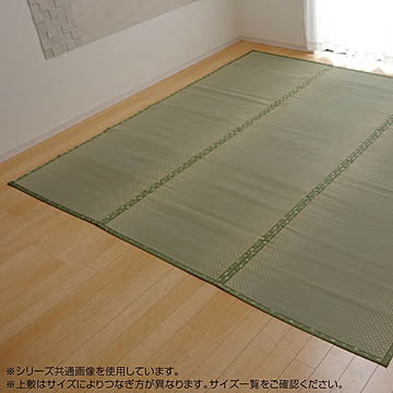 フリーカットい草上敷きカーペット 不知火 江戸間1畳 約88×176cm ウレタン張り