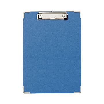 (まとめ) TANOSEE 用箋挟 A4タテ ブルー1セット(20枚) 【×5セット】