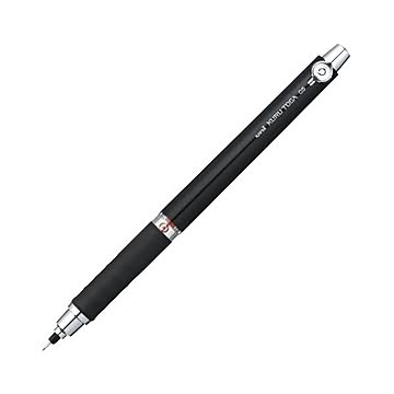 （まとめ） 三菱鉛筆 クルトガ ラバーグリップ付（0.5mm芯） M5-656 1P.24 ブラック 1本入 【×5セット】