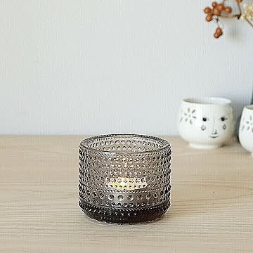 イッタラ カステヘルミ キャンドルホルダー 64mm リネン iittala Kastehelmi