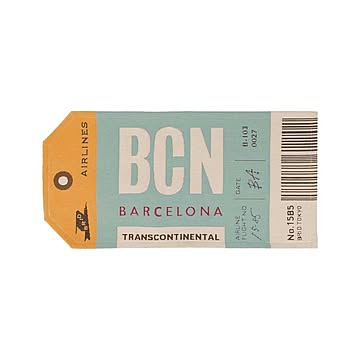 【BRID】BAGGAGE TAG RUG バッゲジ タグ ラグ