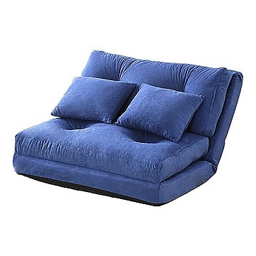 アーバン通商 3WAY ソファベッド PF-019-90 ブルー クッション付リクライニング