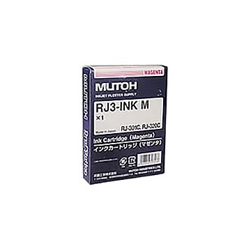 (業務用3セット) 【純正品】 MUTOH ムトー インクカートリッジ 【RJ3-INK-M マゼンタ】