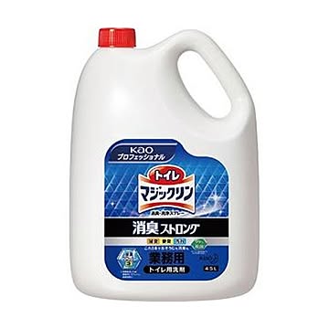 （まとめ）花王 トイレマジックリン消臭・洗浄スプレー 消臭ストロング 業務用 4.5L 1本【×3セット】