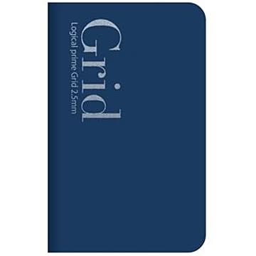 （まとめ） ロジカルプライムノート グリッド2.5 A6スリム／2.5mm方眼／120枚 NA601-10【×5セット】