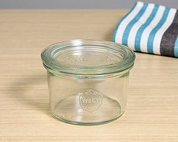 ウェック モールドシェイプ ガラスキャニスター 170ml 直径Mサイズ WE751 WECK Mold