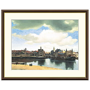 額絵 デルフトの眺望 ヨハネス・フェルメール 61x49.5cm 三幸