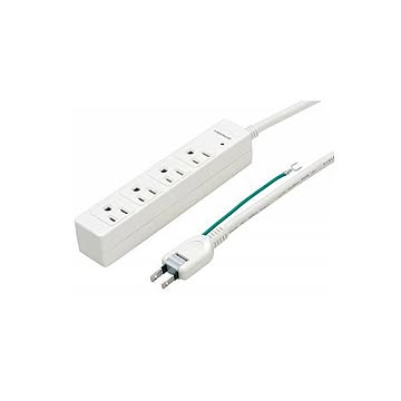 (まとめ)YAZAWA 3Pマグネットタップ Y02JKP402WH×2セット