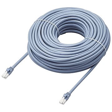 エレコム LANケーブル／CAT6A対応／EURoHS指令準拠／爪折れ防止／簡易パッケージ仕様／30m／ヨリ線／ブルー LD-GPAT／BU30／RS