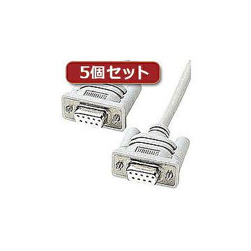 5個セット サンワサプライ RS-232Cケーブル(モデム・TA用・4m) KRS-433XF-4KX5 管理No. 4589452970230