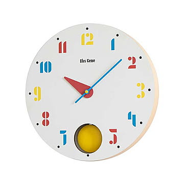 BHS GENE WALL CLOCK Joschmi Pendulum バウハウスジーン ウォールクロック ヨーシュミペンデュラム (振り子時計) WCL-027/WCL-028 知育時計 掛時計