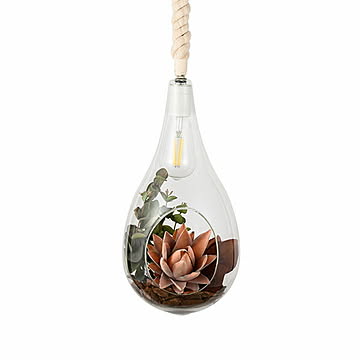 BOTANIC HANGING LIGHT with FAKEGREEN L ボタニックハンギングライト ウィズ フェイクグリーン (L) APE-020FG / LED付 ペンダントランプ 天井照明