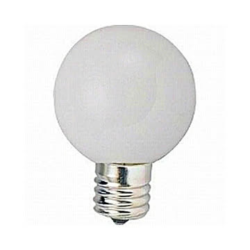 YAZAWA ベビーボール球5WホワイトE12 G401205W 管理No. 4966307304776