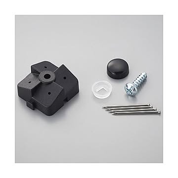 （まとめ） 光 パンチングボードパーツ 石膏ボード用止め具セット 黒 （4組入／パック） PBST-1 1セット（5パック） ×5セット
