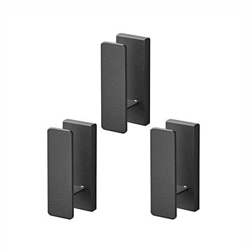tower タワー (山崎実業) ウォールフック 3個組 石こうボード壁対応 Wall Hooks - Set Of 3, Drywall Compatible 石膏ボードピン 浮かせて収納 玄関