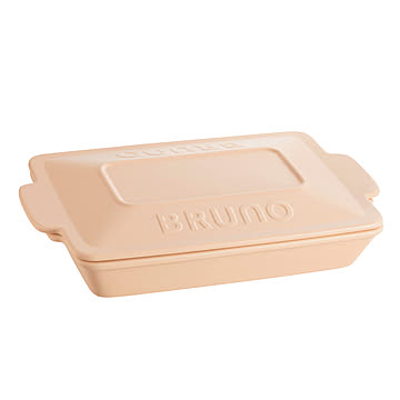 ブルーノ BRUNO グリルパン BHK279 グリラー セラミックグリルパン 蓋付き耐熱皿 耐熱陶器 オーブン グリル 冷凍 食洗器対応 キッチン雑貨 調理器具