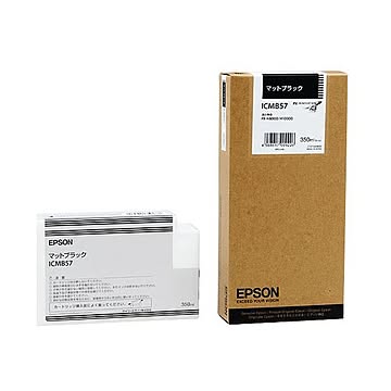 （まとめ） エプソン EPSON PX-P／K3インクカートリッジ マットブラック 350ml ICMB57 1個 【×3セット】