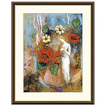 額絵 パンドラ オディロン・ルドン 52x42cm 三幸