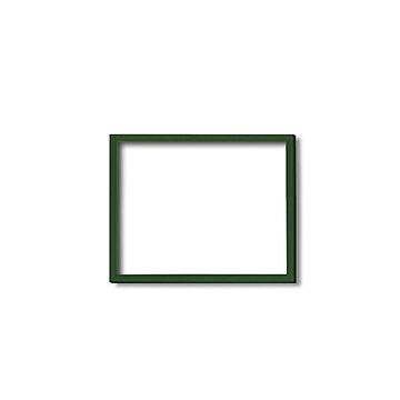 【木製額】色あせを防ぐUVカットアクリル ■デッサン額 インチサイズ（254×203mm）グリーン（緑）壁掛けひも付き 化粧箱入り