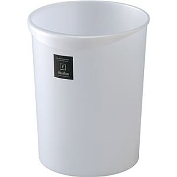 フレクション 18L メタリックホワイト 丸形 ゴミ箱 24個セット