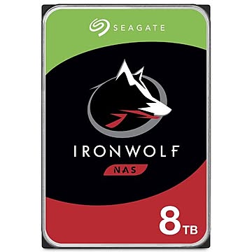 Seagate Guardian IronWolfシリーズ 3.5インチ内蔵HDD 8TB SATA6.0Gb/s7200rpm 256MB ST8000VN004